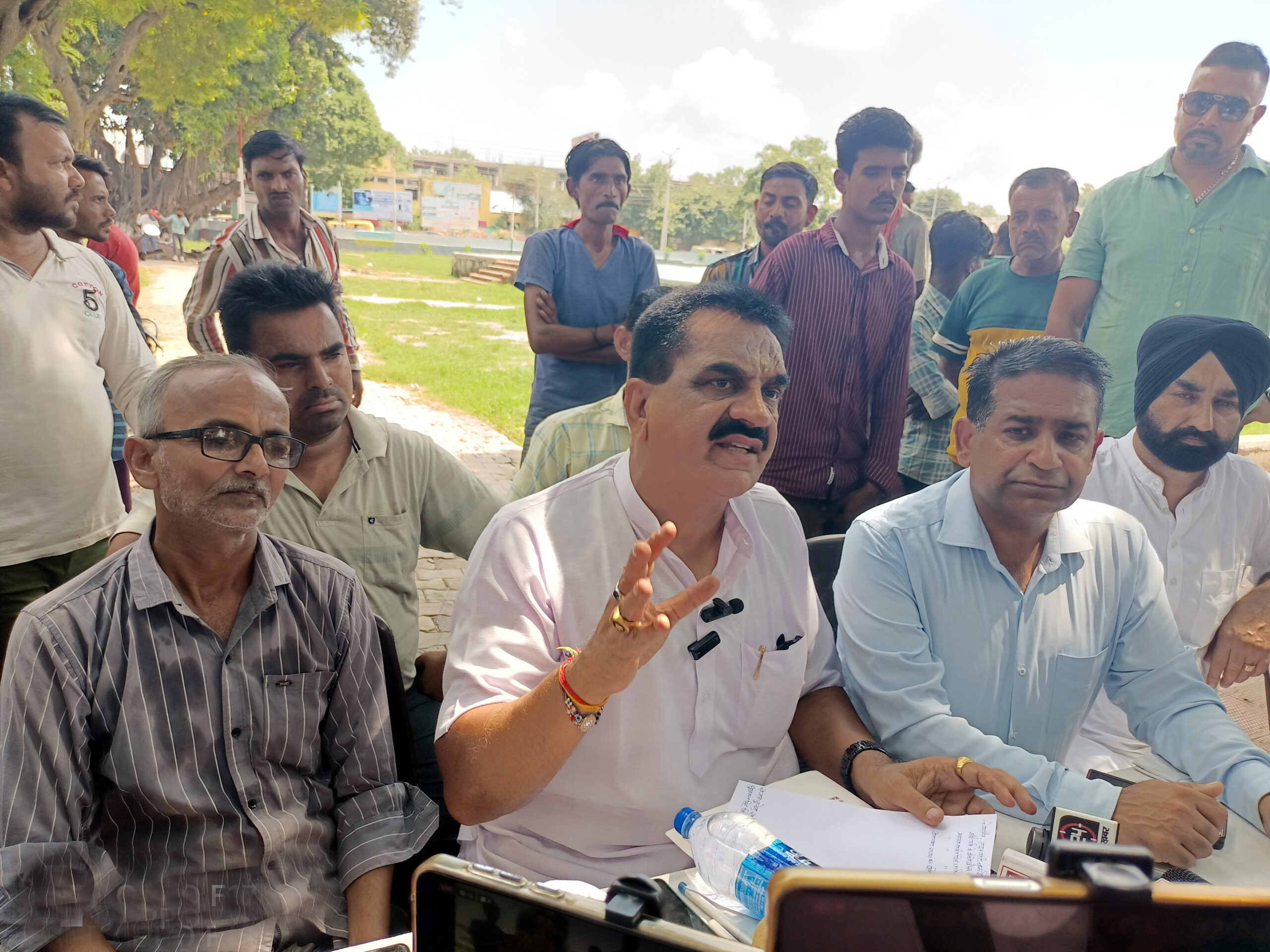 किसी कीमत पर मिटने नहीं दूंगा गांधी पार्क का अस्तित्वः ठुकराल जरूरत पड़ी को जनता को साथ लेकर करेंगे जन आंदोलन