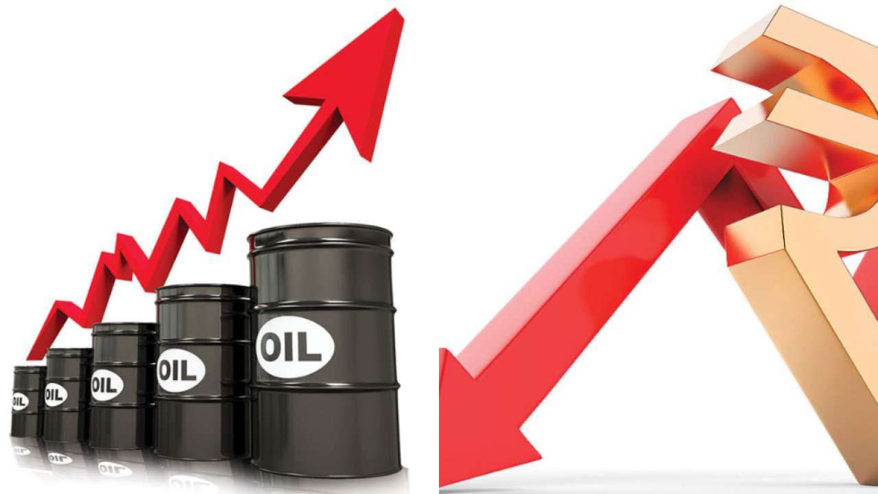 क्रूड ऑयल में तेजी आने से रुपया धड़ाम
