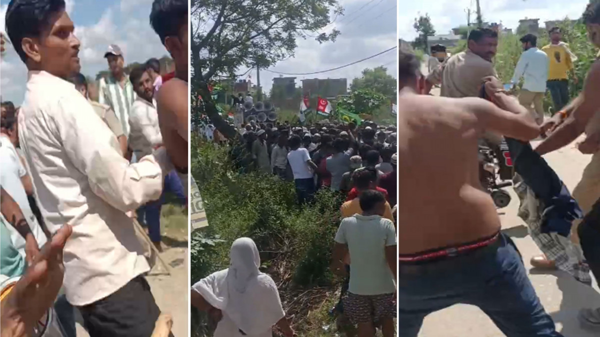 उर्स-ए-रजवी में शामिल होने जा रहे चादर के जुलूस का विरोध, हंगामे का वीडियो वायरल