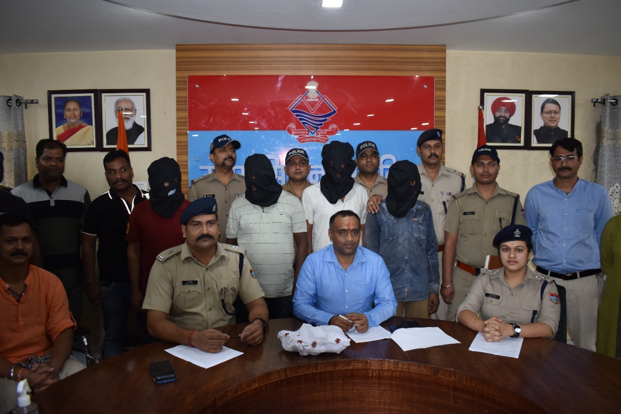 वाहन चोर गिरोह का किया पर्दाफाश।