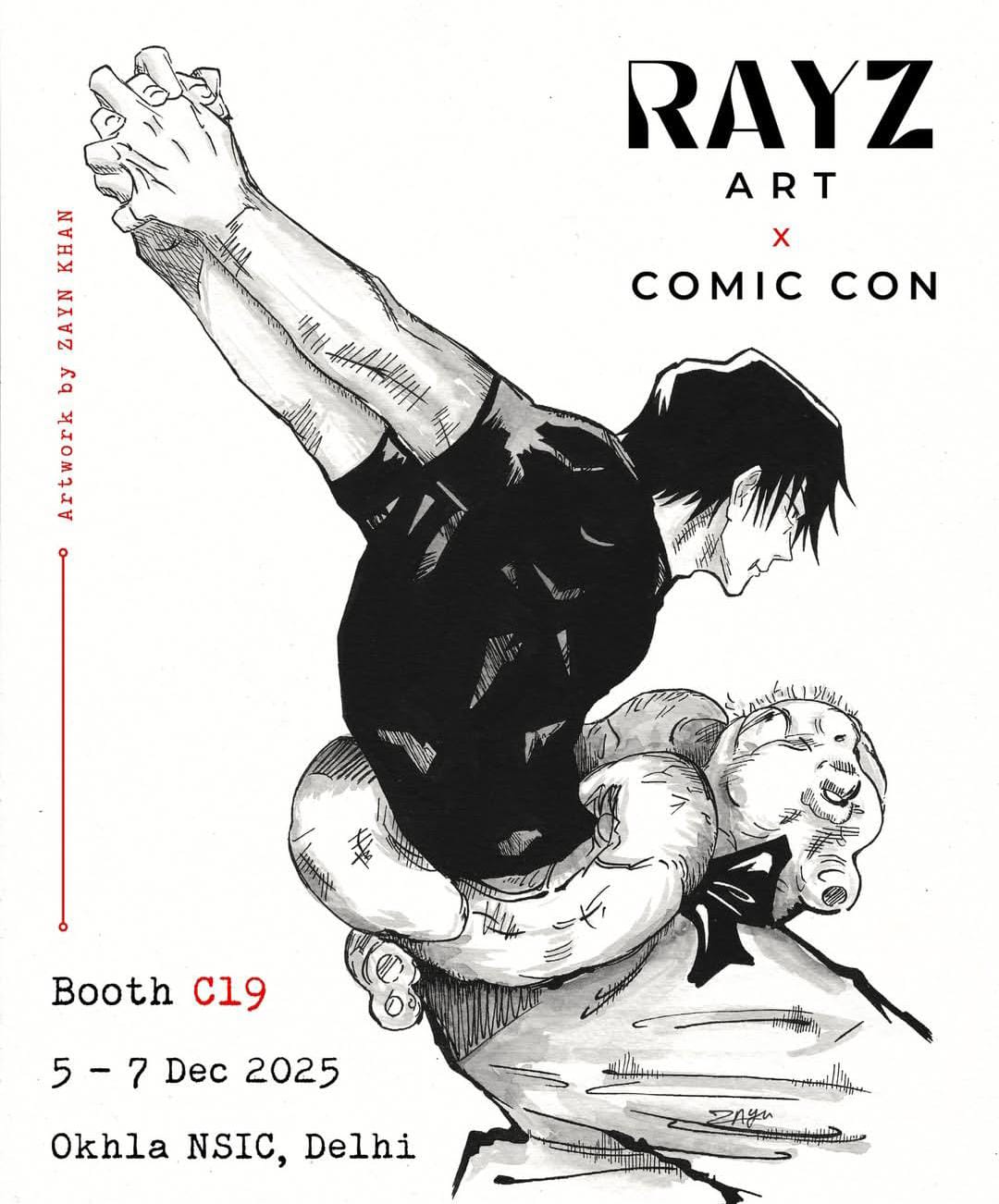 कॉमिक कॉन में बिखरेंगे कला के रंग, जैन खान की कलाकृतियों का लगेगा बूथ