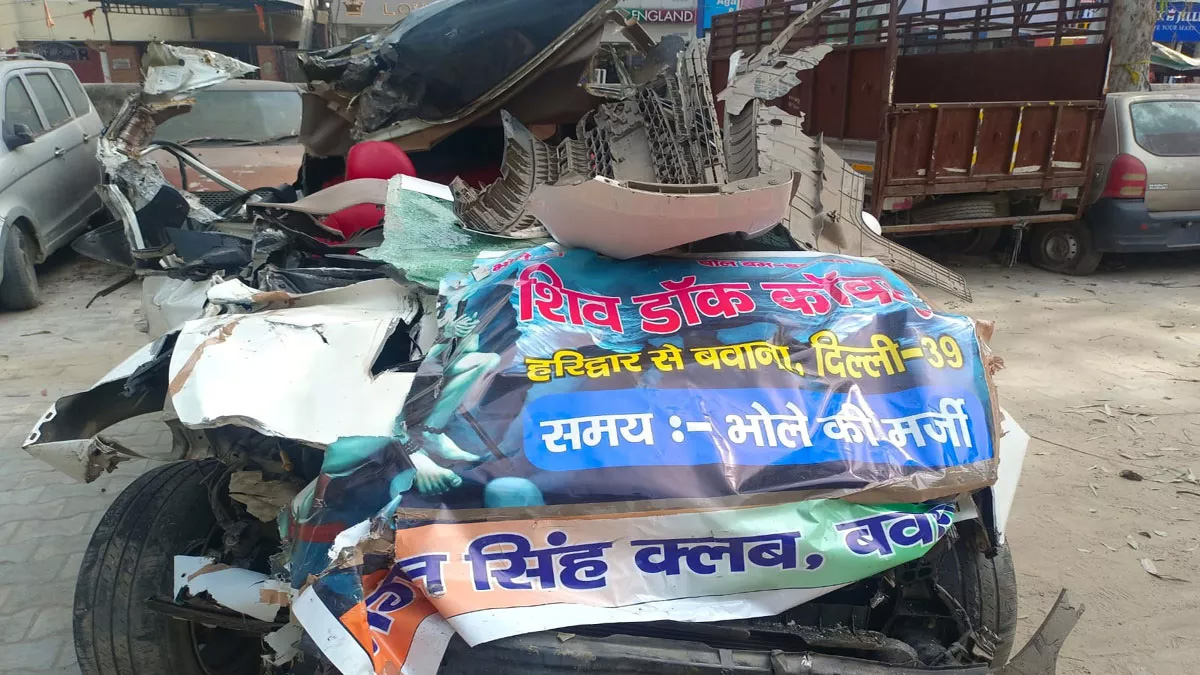 हरिद्वार गंगा जल लेने आ रहे थे दिल्‍ली के दो श्रद्धालुओं की मौत, एक घायल