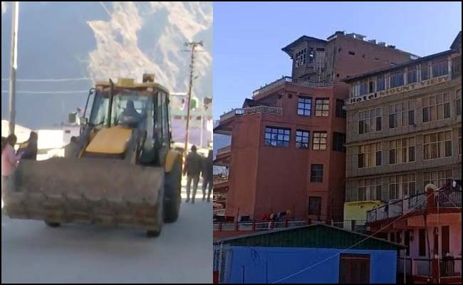 ढहाए जाएंगे असुरक्षित भवन  सबसे पहले तोड़े जाएंगे होटल मलारी इन और माउंट व्यू