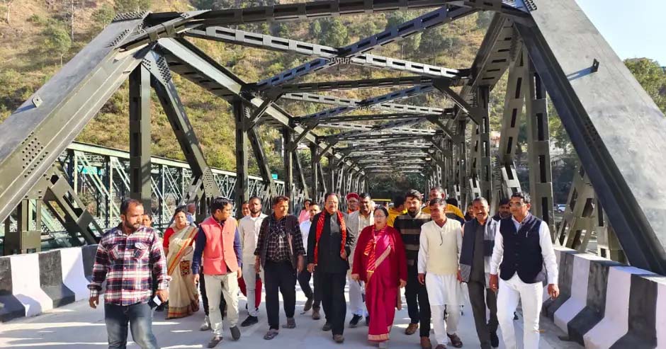 खुशखबरी) 10 मार्च को  केन्द्रीय पर्यटन एवं रक्षा राज्यमंत्री करेंगे खैरना पुल शुरू  
