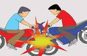 बाइकों की आमने-सामने भिड़ंत में दो की मौत, एक घायल