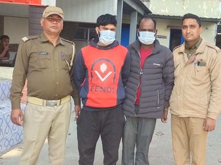 पुलिस ने दो गौ तस्कर   किए  गिरफ्तार  