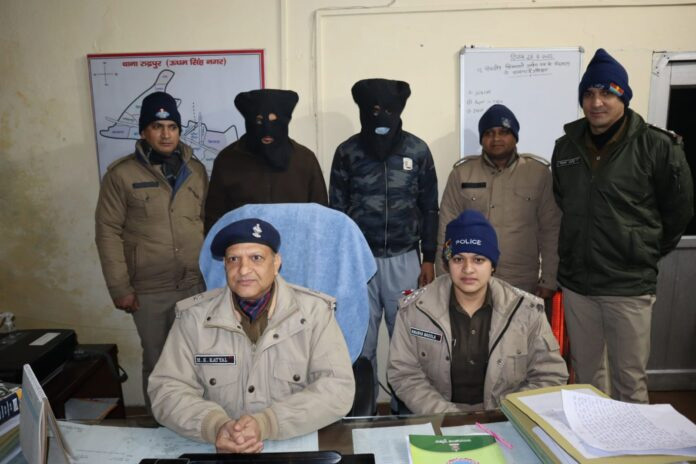 जान से मारने की नियत से फायर करने वाले दो अभियुत्त गिरफ्रतार