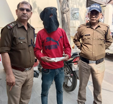 अवैध तमंचे के साथ युवक को किया गिरफ्तार