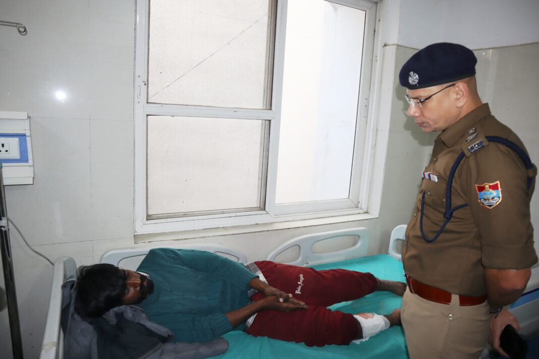 वन कर्मियों पर फायरिंग के वांछित आरोपी जसविंदर उर्फ छिंदर को मुठभेड़ में पैर में लगी गोली,