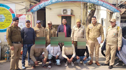 होटल कर्मी पर हमला करने वाले पांच अभियुक्त गिरफ्तार