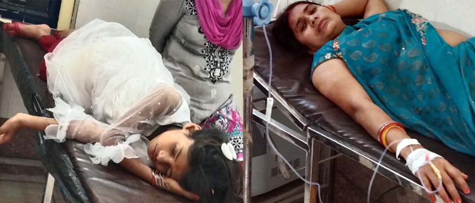 अष्टमी पूजन के दौरान प्रसाद खाने से एक महिला समेत चार बच्चों की बिगड़ी हालत तीन बच्चों की हालत गंभीर, हायर सेंटर रेफर पुलिस ने किराना स्टोर व दोनों घरों को बंद कराते हुए खाद्य सुरक्षा विभाग को सैंपल लेने हेतु बुलाया