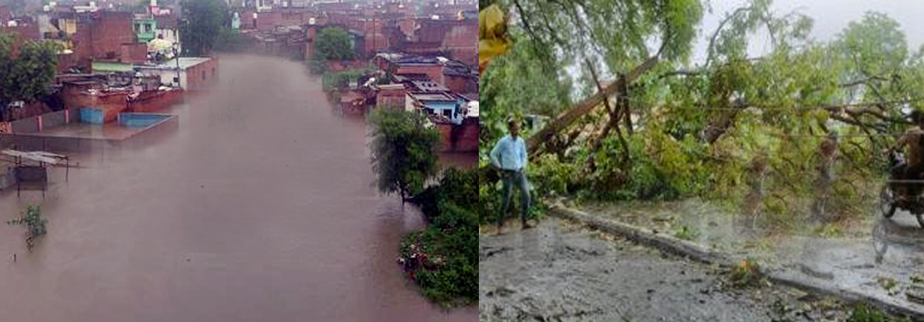 मूसलाधार बरसात से कल्याणी नदी फिर उफान पर, लोगों की बढ़ाई मुश्किलें