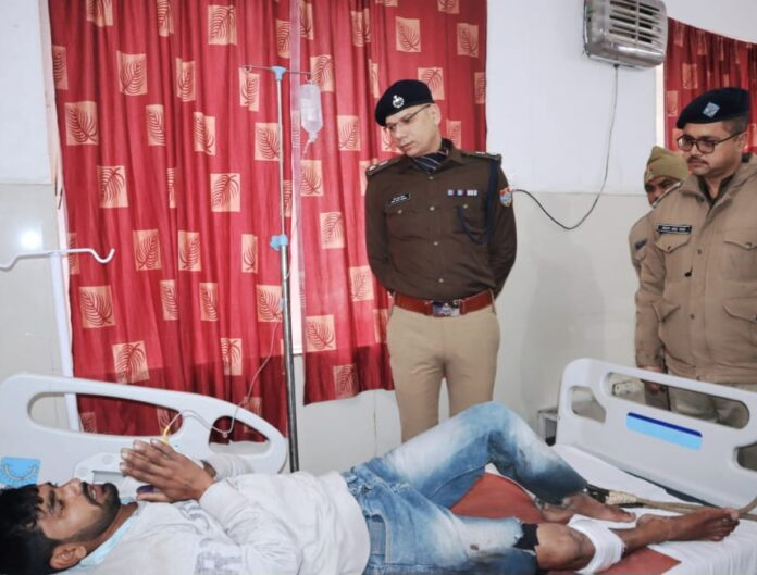 उधमसिंह नगर पुलिस का ऑपरेशन लंगड़ा जारी देर रात एटीएम काट रहे बदमाश  की पुलिस के साथ मुठभेड़, बदमाश को लगी गोली