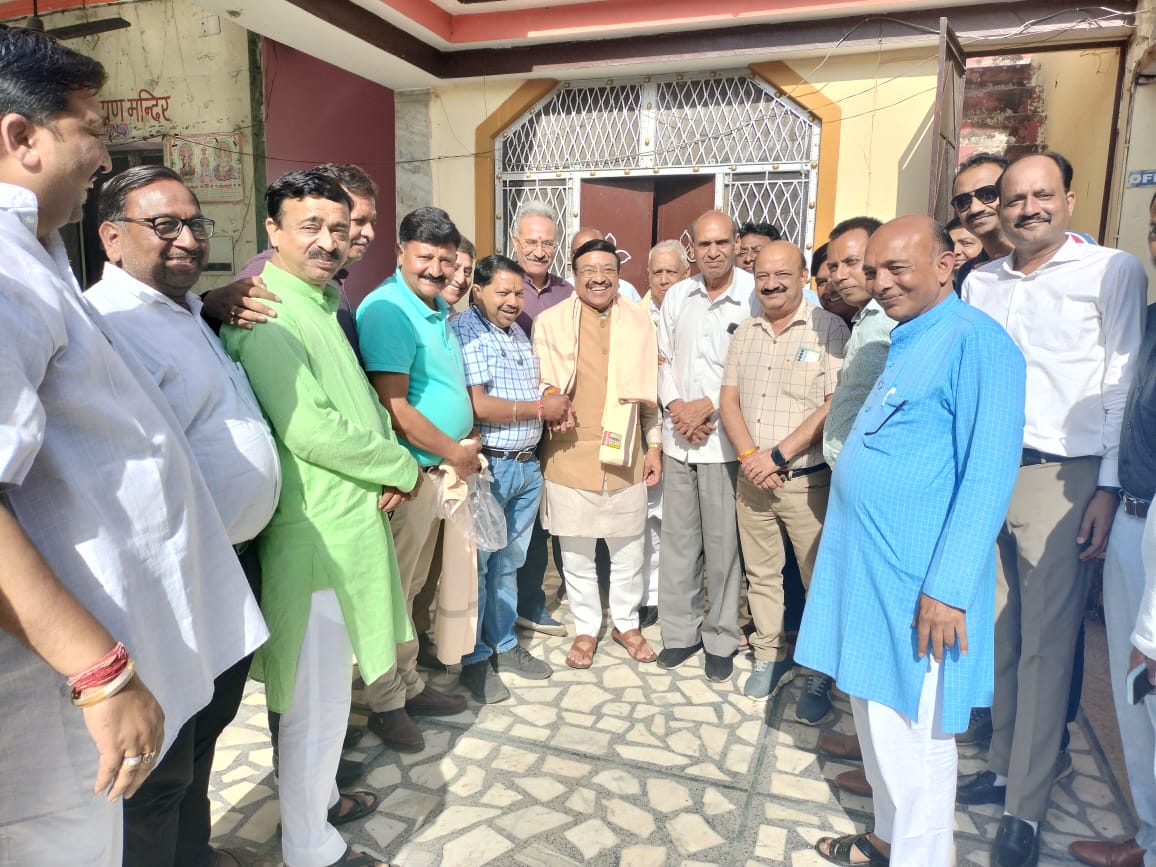 अग्रवाल सभा के प्रदेश अध्यक्ष का किया स्वागत